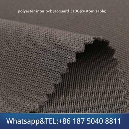 polyester interlock jacquard
